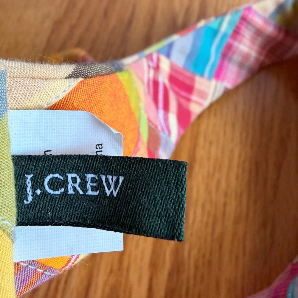 J. Crew vibrant patchwork